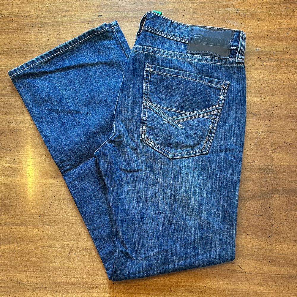 NWOT Rock & Roll Denim Men’s Pistol Straight Leg Jeans 36x34 - Picture 2 of 6
